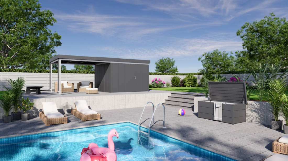 Hörmann pokaże domki ogrodowe Juno na Warsaw Garden Expo 2026. Na żywo zobaczysz też nowe zadaszenie boczne