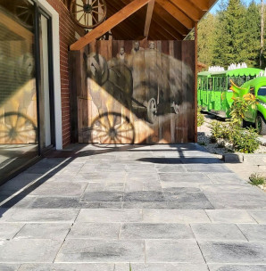 Płyty TRAWERTYN w systemie REPLICO