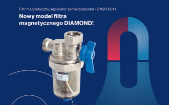 Nowy filtr magnetyczny - separator zanieczyszczeń DN20 (3/4) ART.16T-20