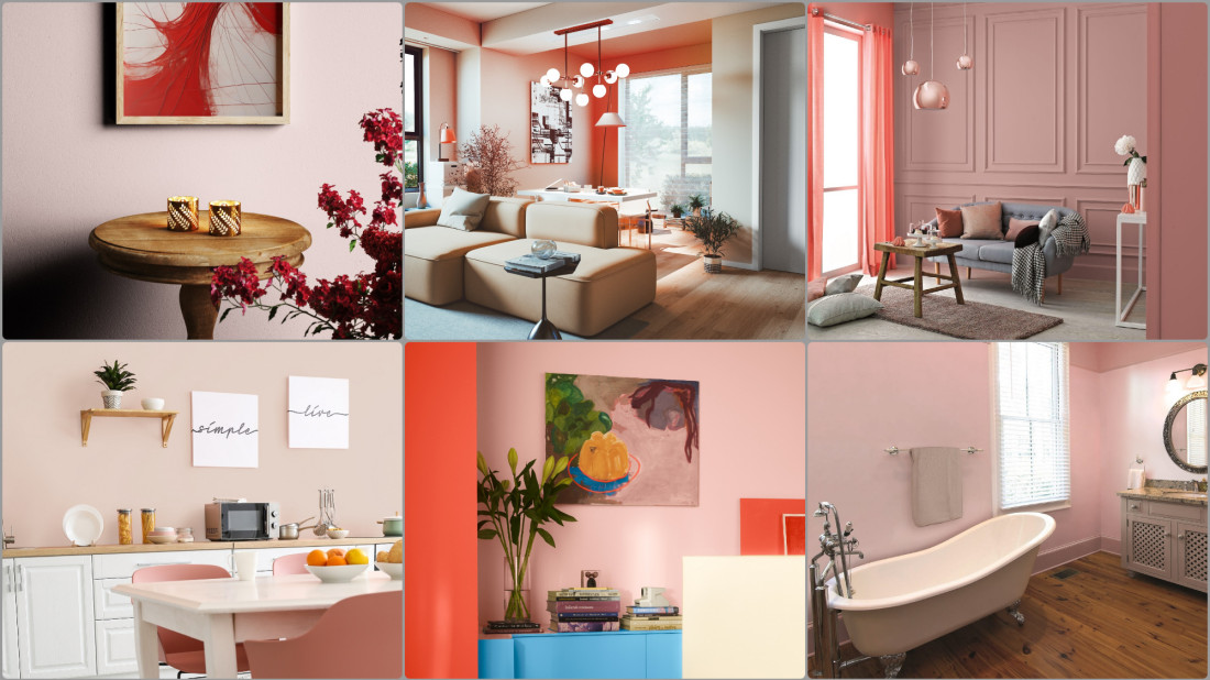 Stonowany róż w aranżacji wnętrz - elegancja, która nie wychodzi z mody 