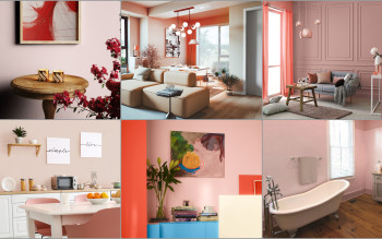 Stonowany róż w aranżacji wnętrz - elegancja, która nie wychodzi z mody 