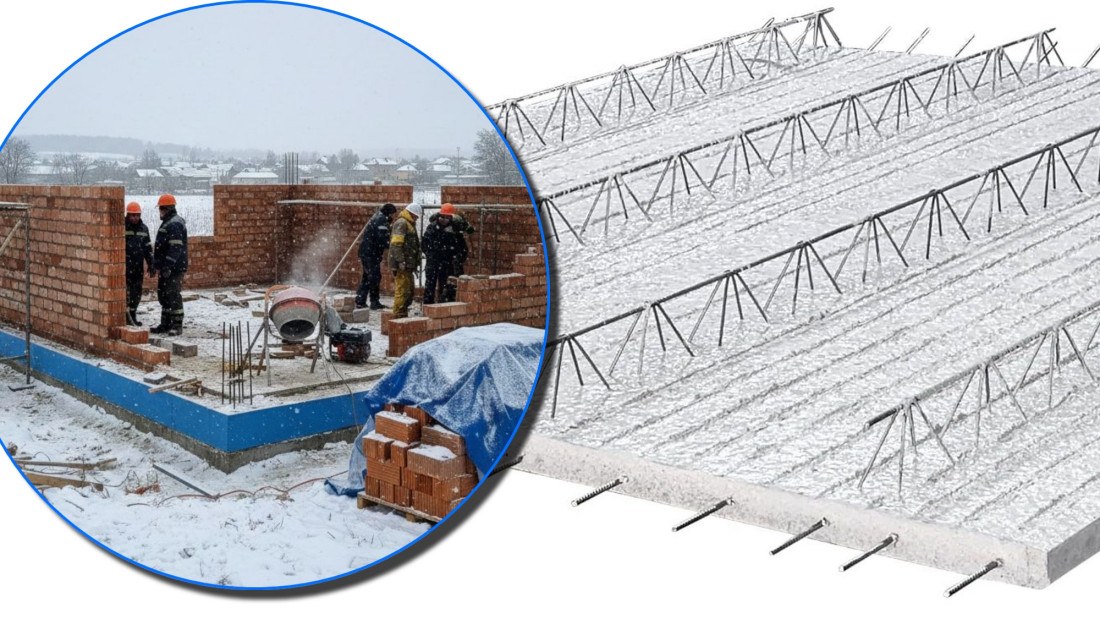 Zimowa przerwa na budowie: jak zabezpieczyć strop przed zawilgoceniem i przemarznięciem?