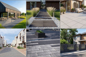 Jak urządzić taras, podjazd i ogród w 2026 roku? Jasne kolory, wyrazista faktura, geometria form i retencja