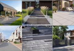 Jak urządzić taras, podjazd i ogród w 2026 roku? Jasne kolory, wyrazista faktura, geometria form i rozwiązania wspierające retencję.