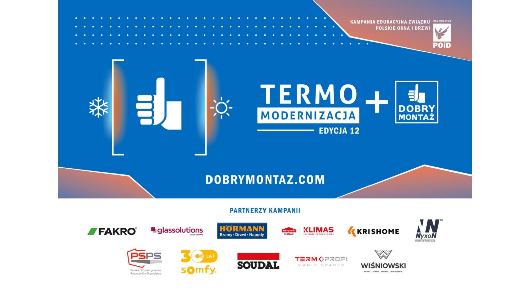 Kampania „TERMOMODERNIZACJA+DOBRY MONTAŻ” rusza w nowej odsłonie