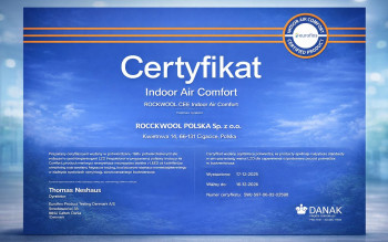 ROCKWOOL Polska z certyfikatem Eurofins Indoor Air Comfort. Co to oznacza dla jakości powietrza w domu?