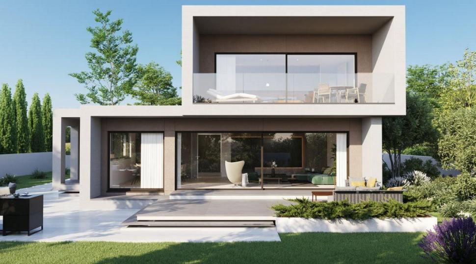 Nowoczesna architektura na otwartym planie wymaga zastosowania panoramicznych drzwi podnoszono-przesuwnych, jak Schüco LivIngSlide. Fot.: Schüco