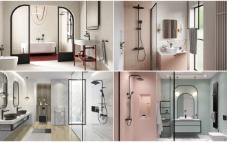 Aranżacje łazienek z czarną armaturą w roli głównej