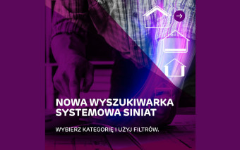 Wyszukiwarka rozwiązań systemowych Siniat - szybki dobór i komplet dokumentacji