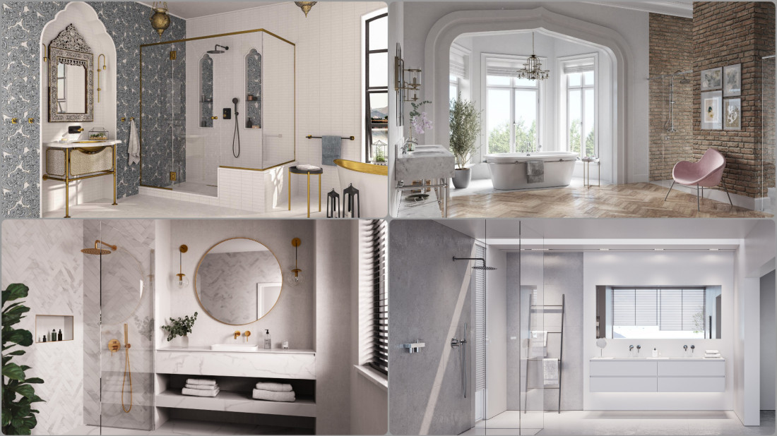 Nowoczesne zestawy natryskowe FDESIGN do eleganckich łazienek - 4 inspiracje i trendy wykończeń