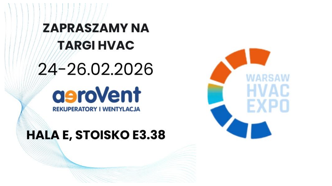 aeroVent na Warsaw HVAC Expo 2026: Premiery produktów i prezentacja central Reversus oraz Flat