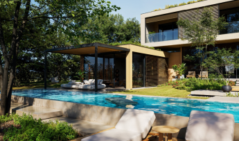 Niewidoczny napęd w profilu: DRIVE axxent LS do drzwi tarasowych