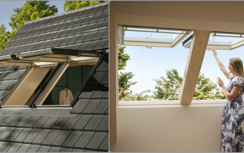 Okna klapowo-obrotowe VELUX GNL i GNU - nowości 2026