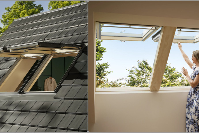 Okna klapowo-obrotowe VELUX GNL i GNU - nowości 2026