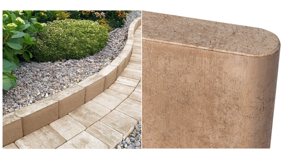 Perfekcyjne łuki w ogrodzie bez cięcia - poznaj możliwości obrzeża Breve Lumino