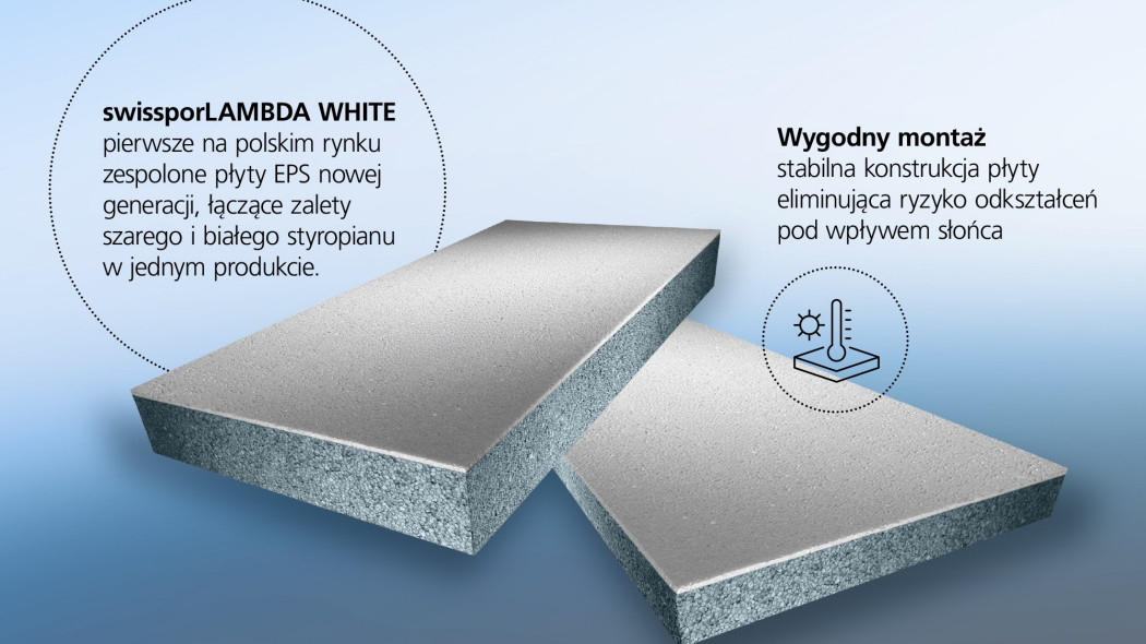 Termomodernizacja bez ryzyka odspajania. Innowacyjne płyty styropianowe z białą powłoką