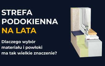 Strefa podokienna na lata. Dlaczego wybór materiału i powłoki ma tak wielkie znaczenie?