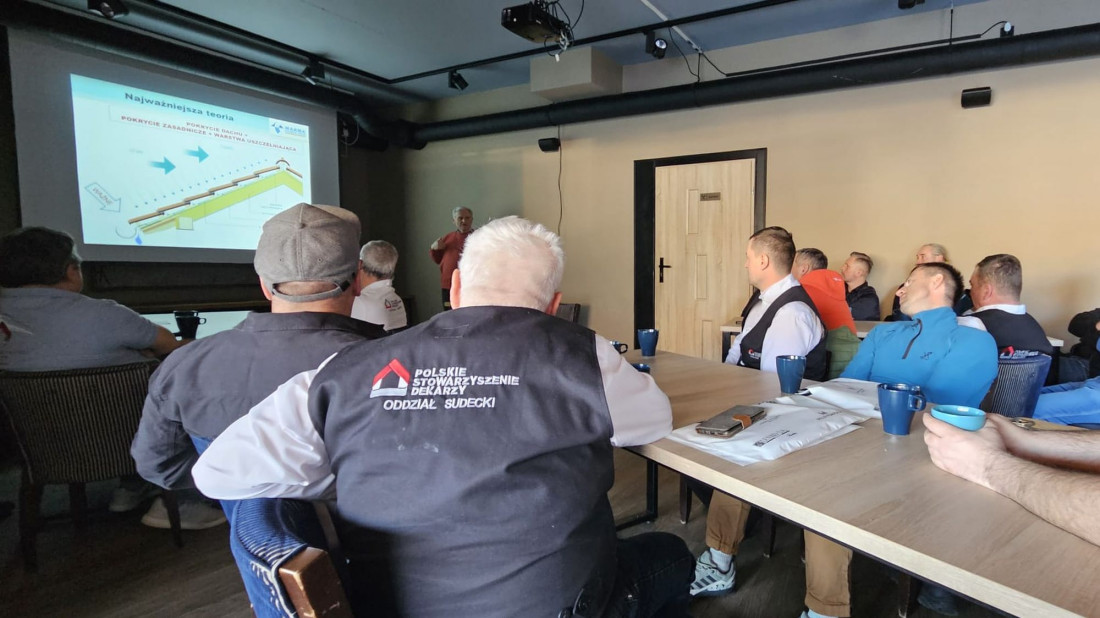 Wentylacja dachu. Szkolenie Marma dla dekarzy PSD – Oddział Sudecki