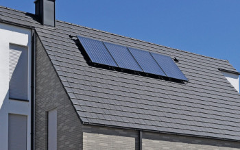 Bergamo antracytowa angoba - modny szary dach z ceramiki