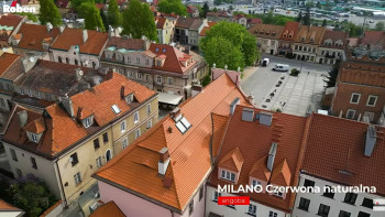 MILANO Czerwona naturalna angoba Röben – dach Poczty Polskiej w Sandomierzu