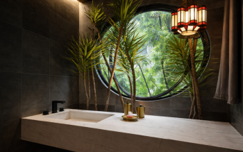 Łazienka w pełnej harmonii z naturą. Odkryj najmodniejszy trend Bio w aranżacji wnętrz
