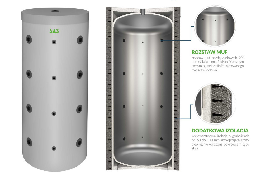 Zbiornik buforowy SAS BST