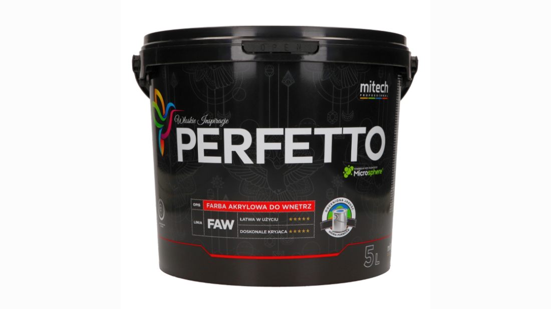 Mitech Perfetto: Sposób na trwałe i estetyczne ściany w Twoim wnętrzu