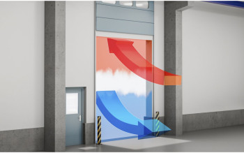 Brama w hali i straty ciepła. Kiedy kurtyna powietrzna ma największy sens?