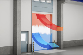 Brama w hali i straty ciepła. Kiedy kurtyna powietrzna ma największy sens?