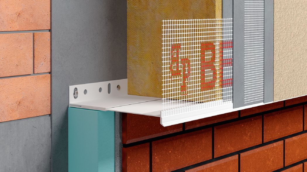 Listwa startowa PVC z siatką, regulowana BP30S (100-250 mm)