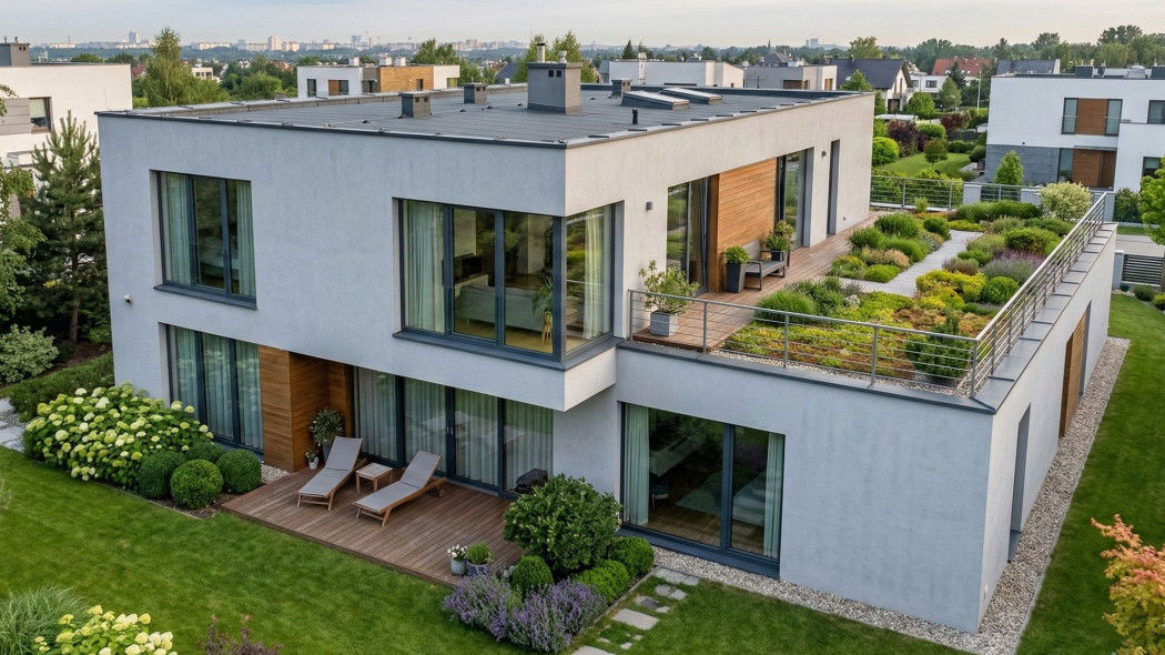 Dach płaski w domu jednorodzinnym - mit czy przyszłość polskiego budownictwa?