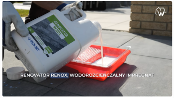 Renovator Renox - impregnat do kostki brukowej, który wzmacnia kolor i chroni powierzchnię