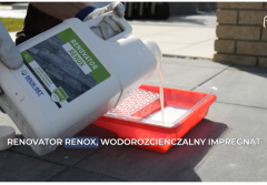 Renovator Renox - impregnat do kostki brukowej, który wzmacnia kolor i chroni powierzchnię