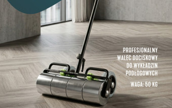 Wiosenna promocja na sprzęt dla posadzkarzy: walec dociskowy WOLFF w zestawie!