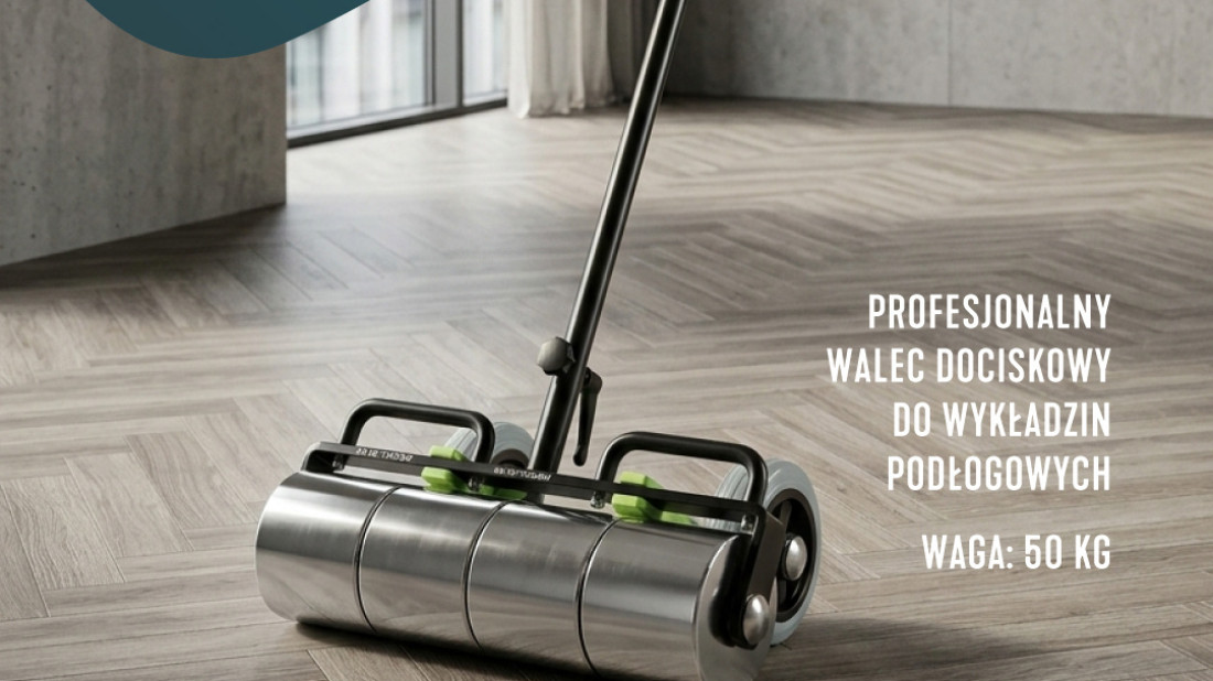 Wiosenna promocja na sprzęt dla posadzkarzy: walec dociskowy WOLFF w zestawie!