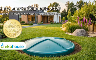 Złoty Laur Konsumenta 2026 dla Eko House. Co to oznacza dla inwestorów wybierających przydomową oczyszczalnię ścieków?