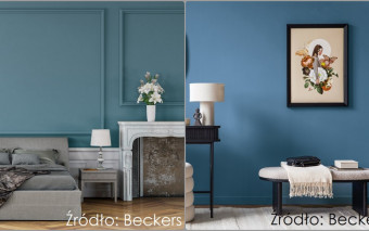 Nasycony błękit we wnętrzach – pomysły i aranżacje