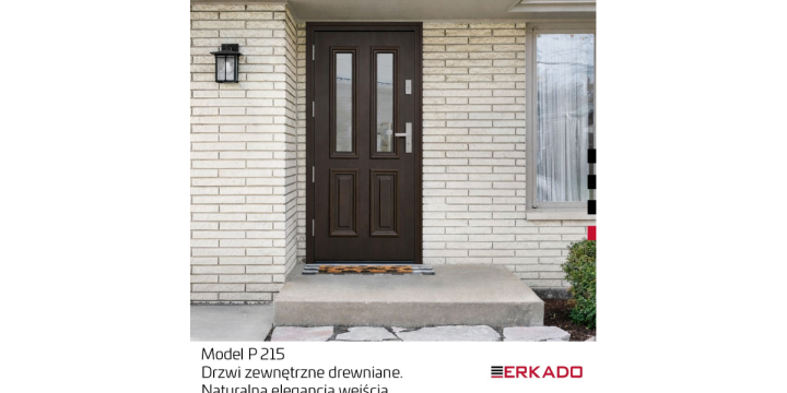Szlachetny dąb i nowoczesna linia: Wyjątkowa realizacja drzwi ERKADO P215