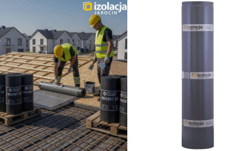 MAXIBIT SP – samoprzylepna membrana bitumiczna na dachy skośne i deskowanie