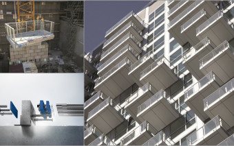 Isokorb® IQ - przełom w technologii kotwienia balkonów wspornikowych bez podstemplowania. One MilkyWay w Hadze