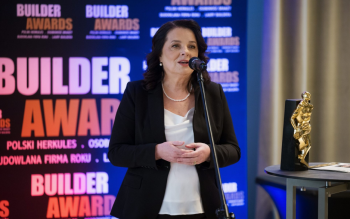Krystyna Baran ze Złotym Polskim Herkulesem 2025. Nagroda za zasługi dla polskiego budownictwa