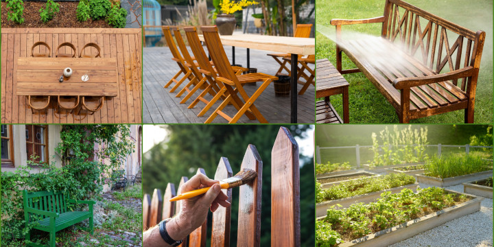 Wiosną sprawdź drewno w ogrodzie. Tak odnowisz taras, meble i altanę przed sezonem