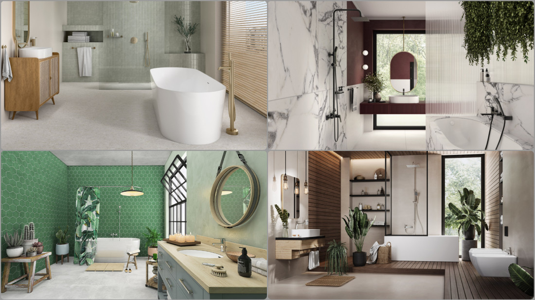 Zielona łazienka w nowoczesnym stylu. Jak dobrać odcień, armaturę i dodatki?