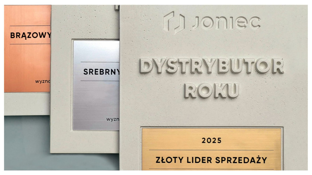 JONIEC® prezentuje laureatów tytułu DYSTRYBUTOR ROKU 2025