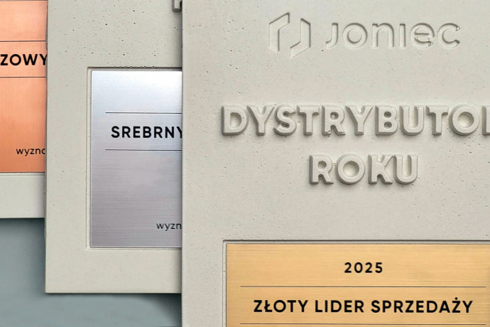 JONIEC® wyróżnił najlepszych partnerów. Poznaj Dystrybutorów Roku 2025