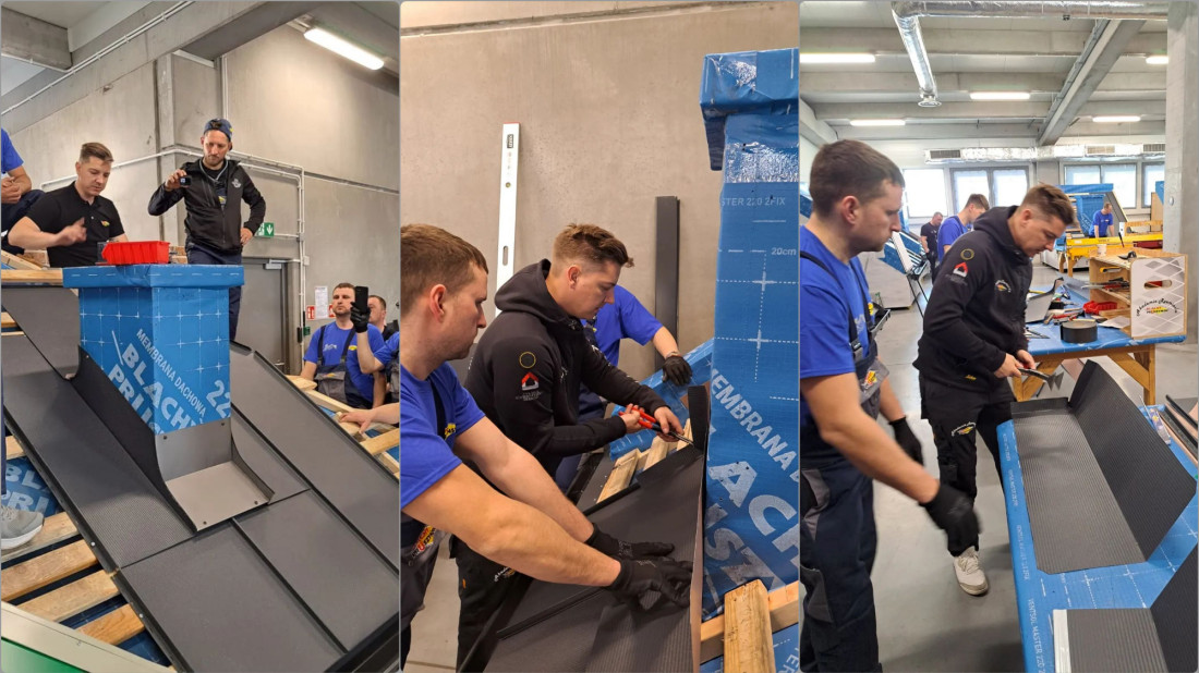 Szkolenia dla dekarzy z Polski i Litwy w Akademii Rzemiosła Blachy Pruszyński