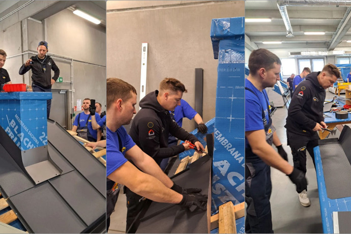 Szkolenia dla dekarzy z Polski i Litwy w Akademii Rzemiosła Blachy Pruszyński