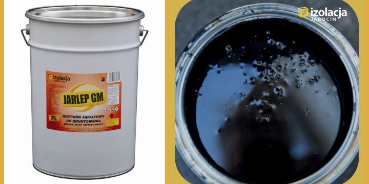 JARLEP GM – szybkoschnący grunt asfaltowo-kauczukowy do dachów, fundamentów i metalu
