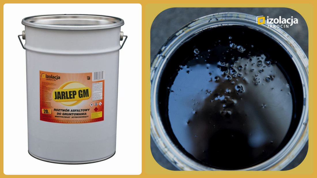 JARLEP GM – szybkoschnący grunt asfaltowo-kauczukowy do dachów, fundamentów i metalu
