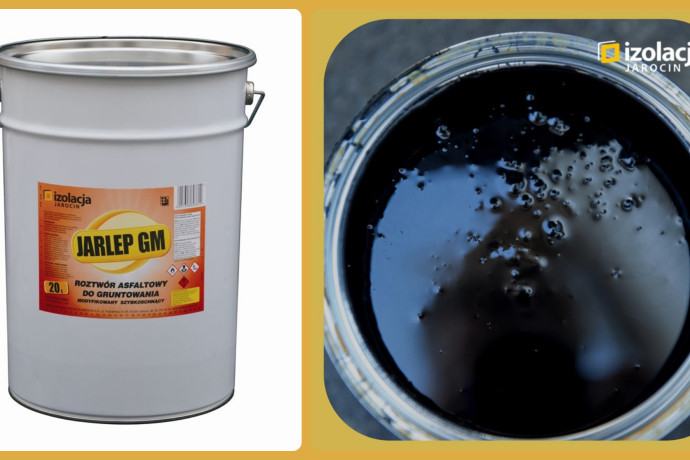 JARLEP GM – szybkoschnący grunt asfaltowo-kauczukowy do dachów, fundamentów i metalu